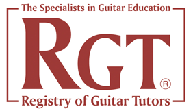Registry of guitar tutors logo